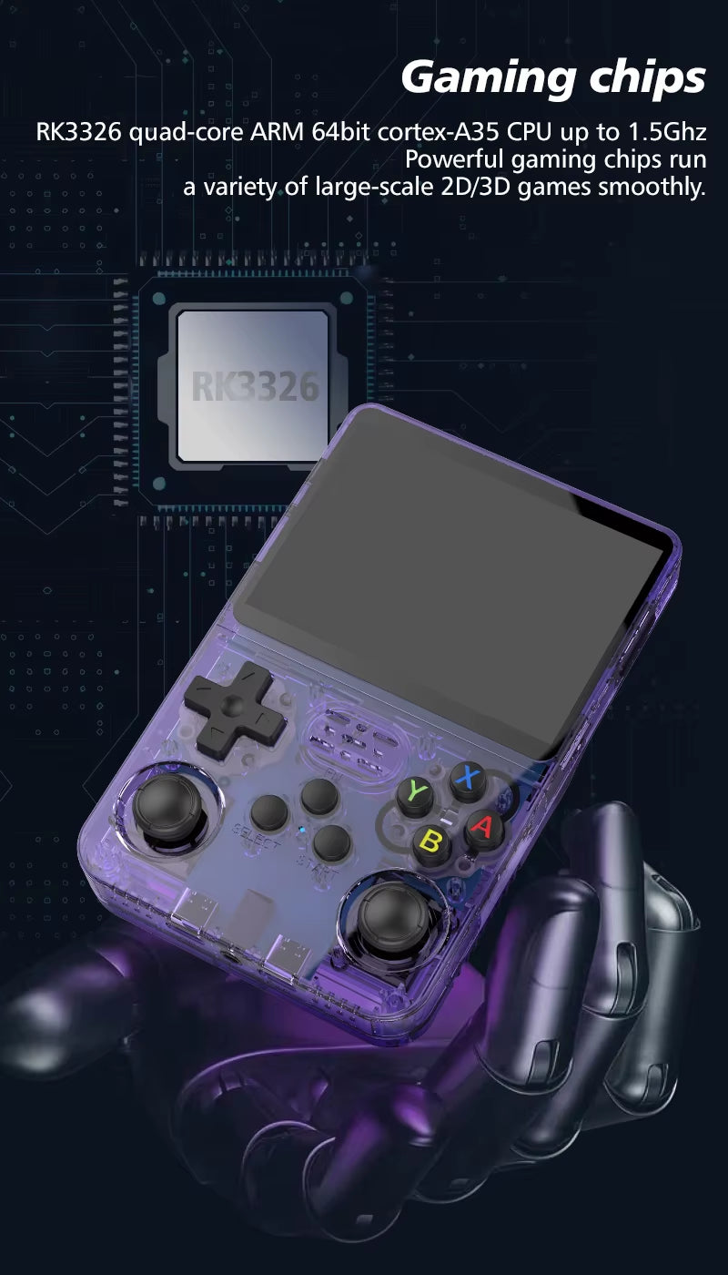Dropshipping 3.5 Inch IPS Screen R36S Consola De Juegos De Mano Retro Handheld Game Console Portable Pocket Video Player